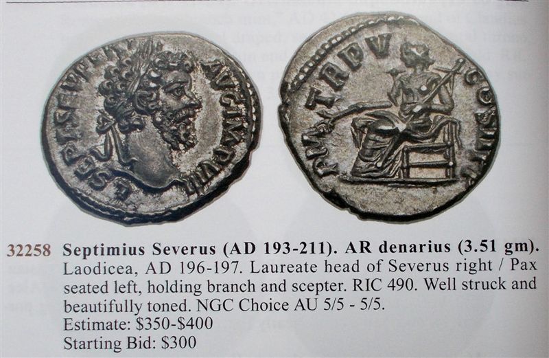 Septimius-Severus-Denarii,-Laodicea-Mint